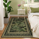 Rugcomf 2x6 Runner Rug Impressionist-Style Vintage Kitchen Rugs Non Slip Washable Soft Carpet Runner for Kitchen Laundry Bedroom Bathroom, Blue