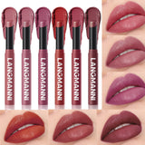 Jolilab 12Pcs Velvet Matte Lipstick Nude Matte Soft Dark Color Stick High Pigmented Long-Lasting Waterproof Lip Stick Lip Balm Beauty Cosmetics Gift for Girls and Women(01#-12#)