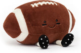 Jellycat Amuseables Tennis Ball Stuffed Toy, 3.5 inches - Tennis Ball Plush for Sports Fans