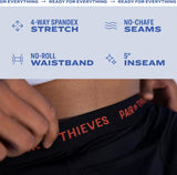 Pair of Thieves Men's Underwear Boxer Briefs - Soft Cotton Boxer Briefs for Men Pack - 8 Pack Tagless Mens Underwear