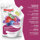 Mazzoni, Forest Berries Puree, 100% Pure Forest Berries, Just Fruit, No Sugar Added, 2.2 lb