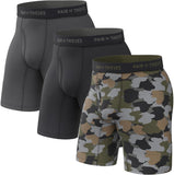 Pair of Thieves Men’s Long Boxer Briefs – Soft, Breathable, Quick Dry Underwear with 4-Way Stretch – Multi-Pack