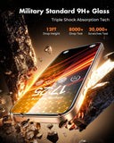 UNBREAKcable Anti-Glare Screen Protector for iPhone 16 Pro Max [2-Pack], 9H Hardness Tempered Glass, Anti-fingerprint, Enhanced Clarity, Anti-Blue Light, Easy to Install, Polishing Cloth Included