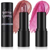 Jolilab Sparkling Lip Gloss, Long Lasting Waterproof Moisturizer Lip Balm Glitter Shimmer Metallic Lipstick, Diamond Shiny Bold Glow Goth Lipstick for Women Girls, Non-sticky (1, 07#)