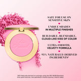 Too Faced Cloud Crush Blush | Buildable, Blendable, High Pigment Color, Vegan + Cruelty Free, 0.17 oz, Super Candy Clouds