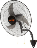 VEVOR Wall Mount Fan, 2 PCS 18 inch Waterproof, 3-speed High Velocity Max. 4000 CFM Industrial Wall Fan for Indoor, Commercial, Residential, Warehouse, Greenhouse, Workshop, Basement, Garage,Black