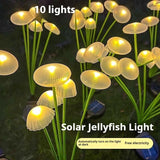 Solar Jellyfish Lamp Garden Balcony Decoration Mushroom Floor Outlet Lawn Lamp