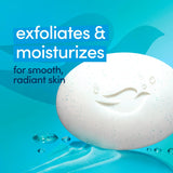Dove Beauty Bar Soap 8 Bars Gentle Exfoliating, for Soft, Smooth Skin, Gently Renews Skin 3.75 oz