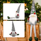 3Pcs Christmas Gnomes Plush - Xmas Gnomes Santa Scandinavian Tomte Ornaments - Buffalo Check Plaid Christmas Doll - Xmas Decorations for Home, Office, Indoor for Women, Gnomes Lovers