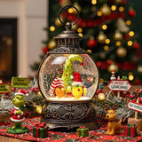 Christmas Snow Globes, Adoration of The Magi Nativity Manger Scene, Silent Night Music Water Lantern, Holiday Decorations Gifts for Family, Children or Friends