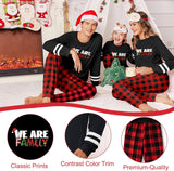 Ekouaer Family Christmas Pajamas Matching Sets Long Sleeve Couple Pjs Holiday Sleepwear Soft Loungewear with Pockets