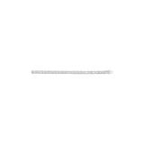 10K White Gold Round and Baguette Cut Diamond Bracelet (2.00 cttw, H-I Color, I2-I3 Clarity)