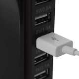 40-Watt 6-Port USB Charging Station for Smart Phones and Tablets