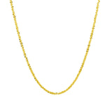 14k Yellow Gold Sparkle Chain 1.5mm