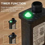 RPGT Christmas Light 1000 LEDs 336ft Green Cable Wire Fairy String Tree Twinkle Lights Plug in 12 Modes for, Outdoor, Garden, Wedding, Christmas Party, Home Decoration (Warm White)