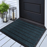 ubdyo Extra Durable Door Mat - Dirt Trapping Outdoor Welcome Mats - Non-Slip Outdoor Indoor Entrance - Low Profile Front Doormat (30" x 17", Bright Brown)
