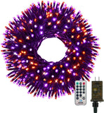 50FT 1000 LED Christmas Cluster Lights, Firecracker String Lights with Remote & 8 Modes & Timer, Waterproof Fairy Twinkle Light Plug in for Indoor Outdoor Party Garden Xmas Tree Decoration, Warm White