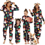 Adisputent Christmas Pajamas for Family Matching Cute Long Sleeve Couples Soft Sleepwear One Piece Funny Christmas Pjs Sets