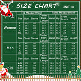 Ekouaer Family Christmas Pajamas Matching Sets Long Sleeve Couple Pjs Holiday Sleepwear Soft Loungewear with Pockets