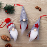 D-FantiX Gnome Christmas Ornaments Set of 6, Handmade Swedish Tomte Gnomes Decorative Ornaments Plush Christmas Decorations Tree Hanging Scandinavian Santa Elf Home Table Decor 2025
