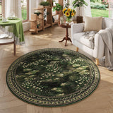 Rugcomf 2x6 Runner Rug Impressionist-Style Vintage Kitchen Rugs Non Slip Washable Soft Carpet Runner for Kitchen Laundry Bedroom Bathroom, Blue