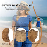 Summer Pants Set Women 2 Piece Lounge Matching Set Casual Outfit with Pockets for Travel Shopping Boho Chic Outfit