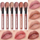 Jolilab 12Pcs Velvet Matte Lipstick Nude Matte Soft Dark Color Stick High Pigmented Long-Lasting Waterproof Lip Stick Lip Balm Beauty Cosmetics Gift for Girls and Women(01#-12#)
