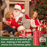 Christmas Snow Globes, Adoration of The Magi Nativity Manger Scene, Silent Night Music Water Lantern, Holiday Decorations Gifts for Family, Children or Friends