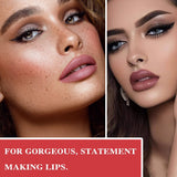 4 Pack Aloe Vera Lipstick,Long Wear Nourishing Lip stick,Waterproof Moisturizing Color Changing Lip Balm Lipstick,Lip Gloss,Magic Temp Color Change Matte Lip Gloss Makeup