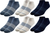 Pair of Thieves Men's Athletic Cotton Low-Cut Socks - 6-Pack Cushioned Comfort Socks for Sports, Work & Casual Wear