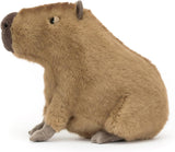 Jellycat Clyde Capybara Stuffed Animal, 9.5 inches - Capybara Plush Toy - Classic Children's Gift