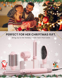 5 in 1 Hot Air Styler Wrap – High-Speed Hair Dryer Brush with Auto Wrap Curlers, Fast Drying & Frizz-Free Styling, No Heat Damage, Volumizing Brush with Travel Bag