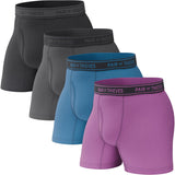 Pair of Thieves 4 Pack Mens Boxer Briefs - Soft, Stretchy, Moisture-Wicking Underwear for Men - All-Day Comfort and Support