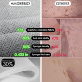 Amdrebio Light Pink Round Rug 4Ft for Girls Bedroom, Fluffy Circle Area Rugs for Kids Room Decor Aesthetic, Cute Shag Fuzzy Carpet for Nursery, Preppy Dorm, Classroom, Playroom, Teen, Baby, Washable