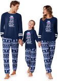 Ekouaer Family Christmas Pajamas Matching Sets Long Sleeve Couple Pjs Holiday Sleepwear Soft Loungewear with Pockets