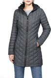 Outdoor Ventures Women's Maryan Hooded Ultra Lightweight Warm Thermolite Long Puffer Coat
