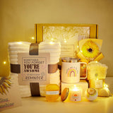 Get Well Gifts for Women After Surgery 10pc Gift Baskets Feel Better Spa Gift Basket Care Package for Mom Her Wife Friend Grandma self care