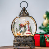 Christmas Snow Globes, Adoration of The Magi Nativity Manger Scene, Silent Night Music Water Lantern, Holiday Decorations Gifts for Family, Children or Friends