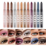 Jolilab Eyeshadow Stick Set, 8 Colors Matte Professional Bright-Colored Contouring and Highlight Eyeshadow Stick, Cream Waterproof Long Lasting High Pigmented Eye Shadow. (8, EYESHADOW B)