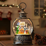 Christmas Snow Globes, Adoration of The Magi Nativity Manger Scene, Silent Night Music Water Lantern, Holiday Decorations Gifts for Family, Children or Friends