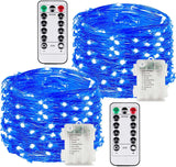 4 Pack 60 LED Fairy Lights Battery Operated with Timer, 20FT Waterproof Twinkle Lights Indoor Outdoor, Cuttable String Lights for Bedroom, Wedding, DIY, Centerpiece, Christmas Decorations (Warm White)