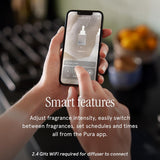 Pura x Studio McGee Home Scent Refill - Smart Air Diffuser - Up to 120-Hours of Luxury Fragrance per Refill - Home Essential - Clean & Safe Diffuser Fragrance - 2 Pack, Santal Vanilla