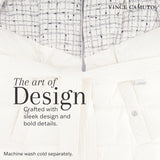 Vince Camuto Hooded Women's Puffer Jacket Womens Winter Coat with Removable Belt