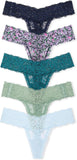 Victoria's Secret Women's Lace Thong Underwear, Panties for Women, Multi Pack (XS-XXL)