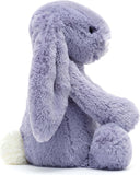 Jellycat Bashful Viola Bunny Stuffed Animal, Medium 12 inches - Rabbit & Bunny Plush Toy - Classic Children's Gift