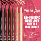NYX PROFESSIONAL MAKEUP Epic Ink Liner, Waterproof Liquid Eyeliner - Black, Vegan Formula