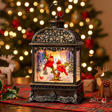 Christmas Snow Globes, Adoration of The Magi Nativity Manger Scene, Silent Night Music Water Lantern, Holiday Decorations Gifts for Family, Children or Friends