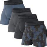 Pair of Thieves Men's Underwear Boxer Briefs - Soft Cotton Boxer Briefs for Men Pack - 4 Pack Tagless Mens Underwear