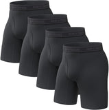 Pair of Thieves Men’s Long Boxer Briefs – Soft, Breathable, Quick Dry Underwear with 4-Way Stretch – Multi-Pack