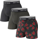 Pair of Thieves Super Fit Men's Boxer Briefs – Soft, Breathable, Quick-Dry Underwear with 4-Way Stretch (2 & 3 Pack)